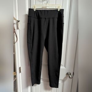 POPFLEX Black High-Waist Pocket Leggings